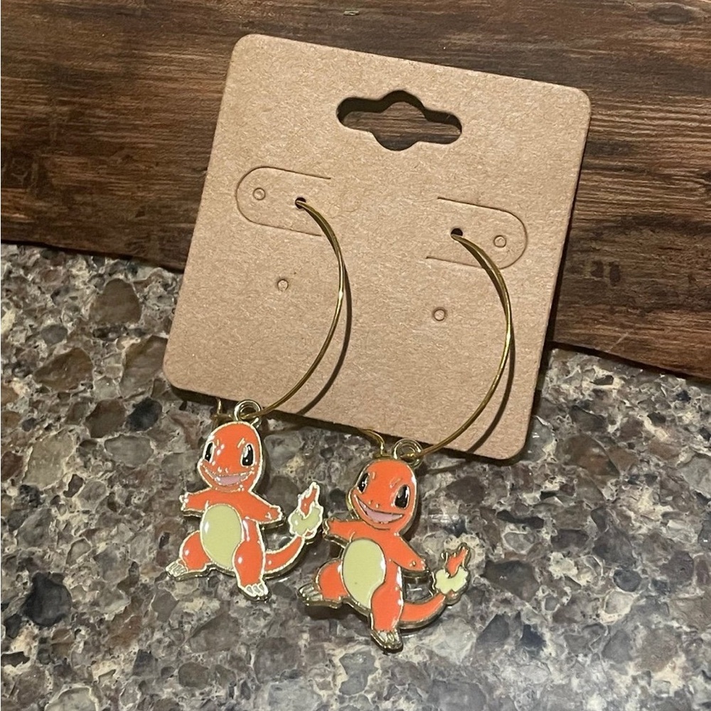 Charmander earrings